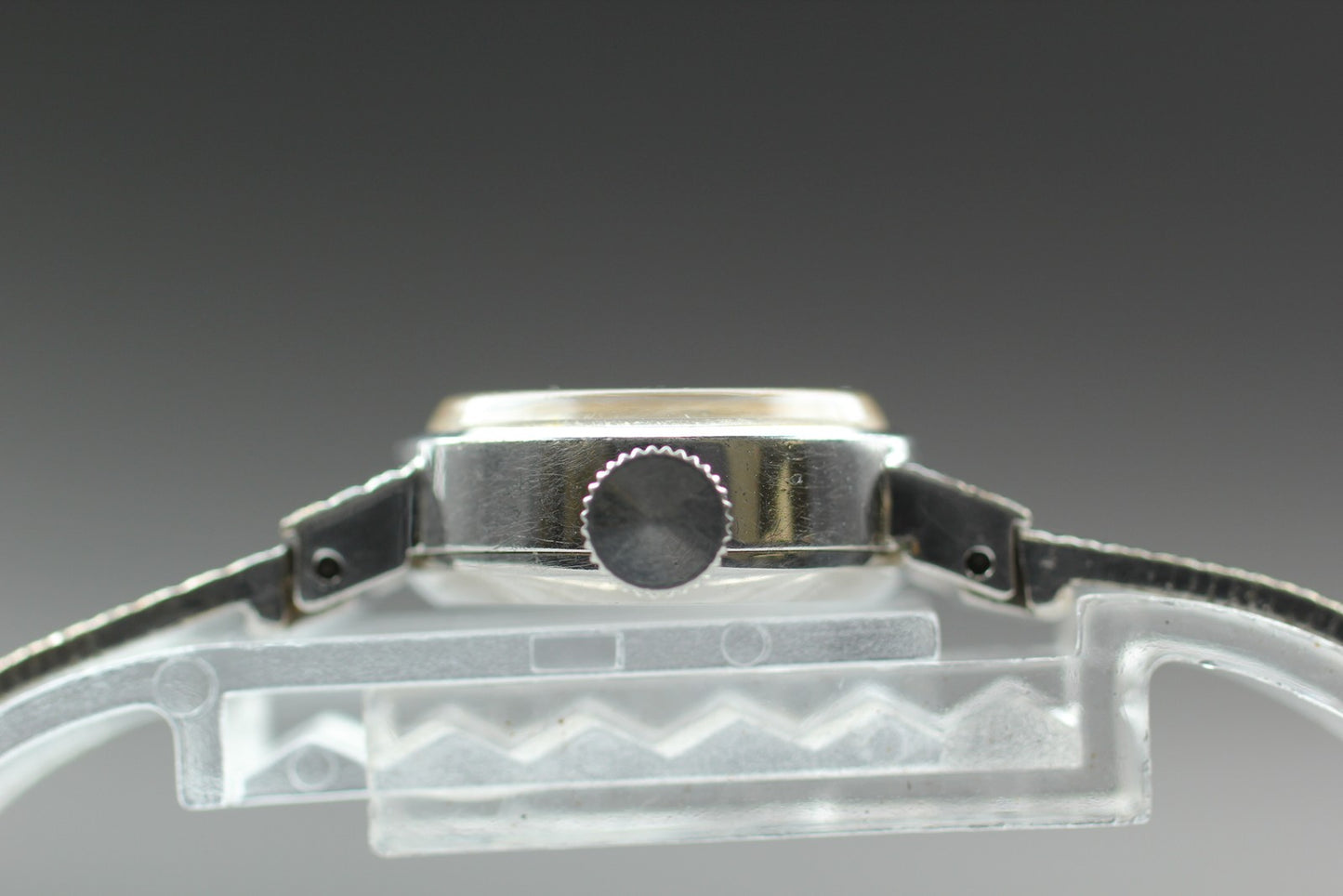 Vtg 1971 [Exc+4] SEIKO Bracelet 11-0310 Manual WGP Silver Ladies Watch Japan