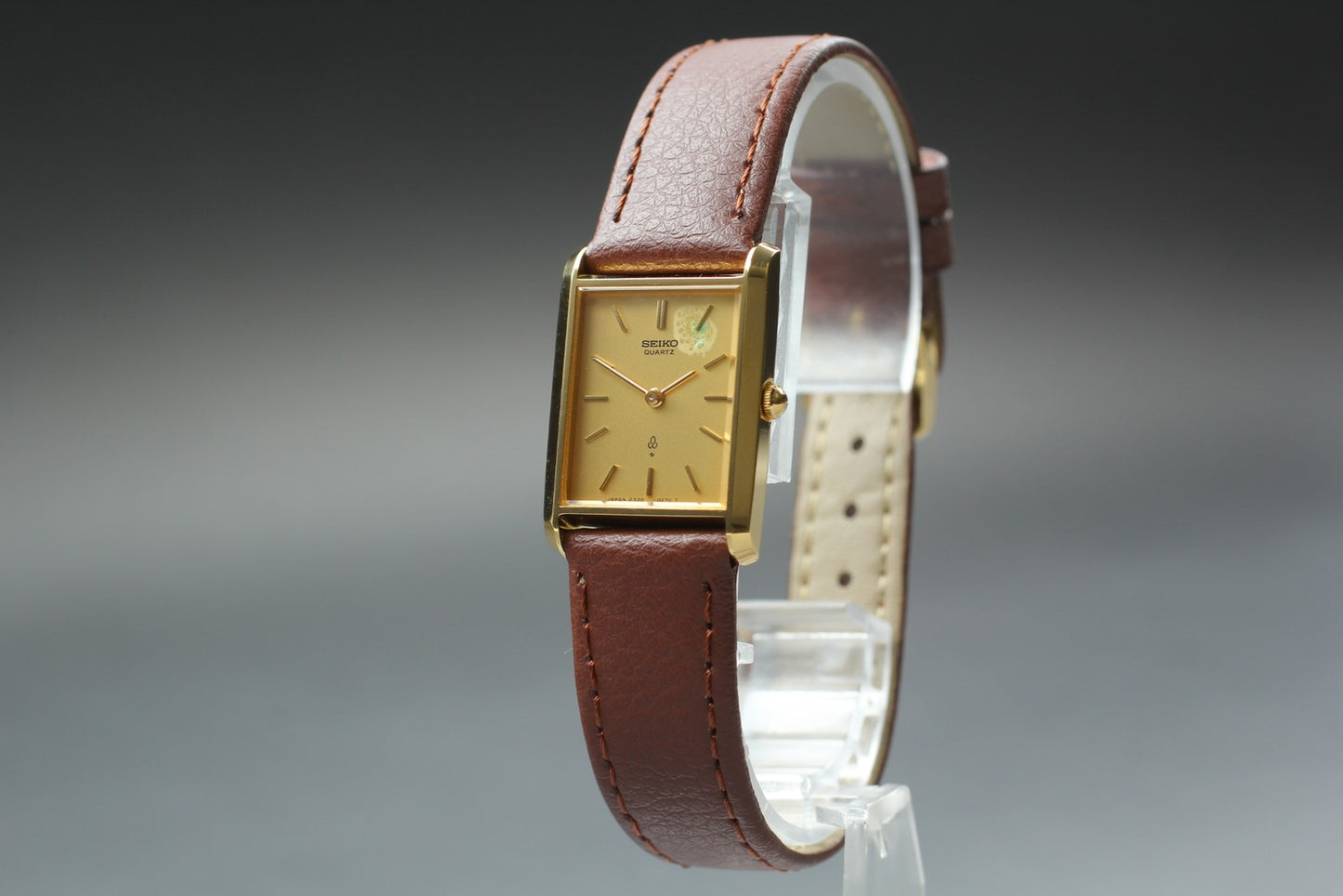 Vtg 1978 [Exc+4 w/ Tag] SEIKO Belfina 2320-5130 Gold Tank Quartz Ladies Watch