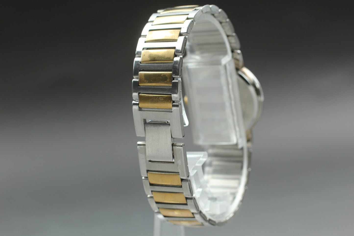 Near MINT SEIKO Alba Urban V301-6B60 Roman Two Tone Qz Ladies Watch New Battery