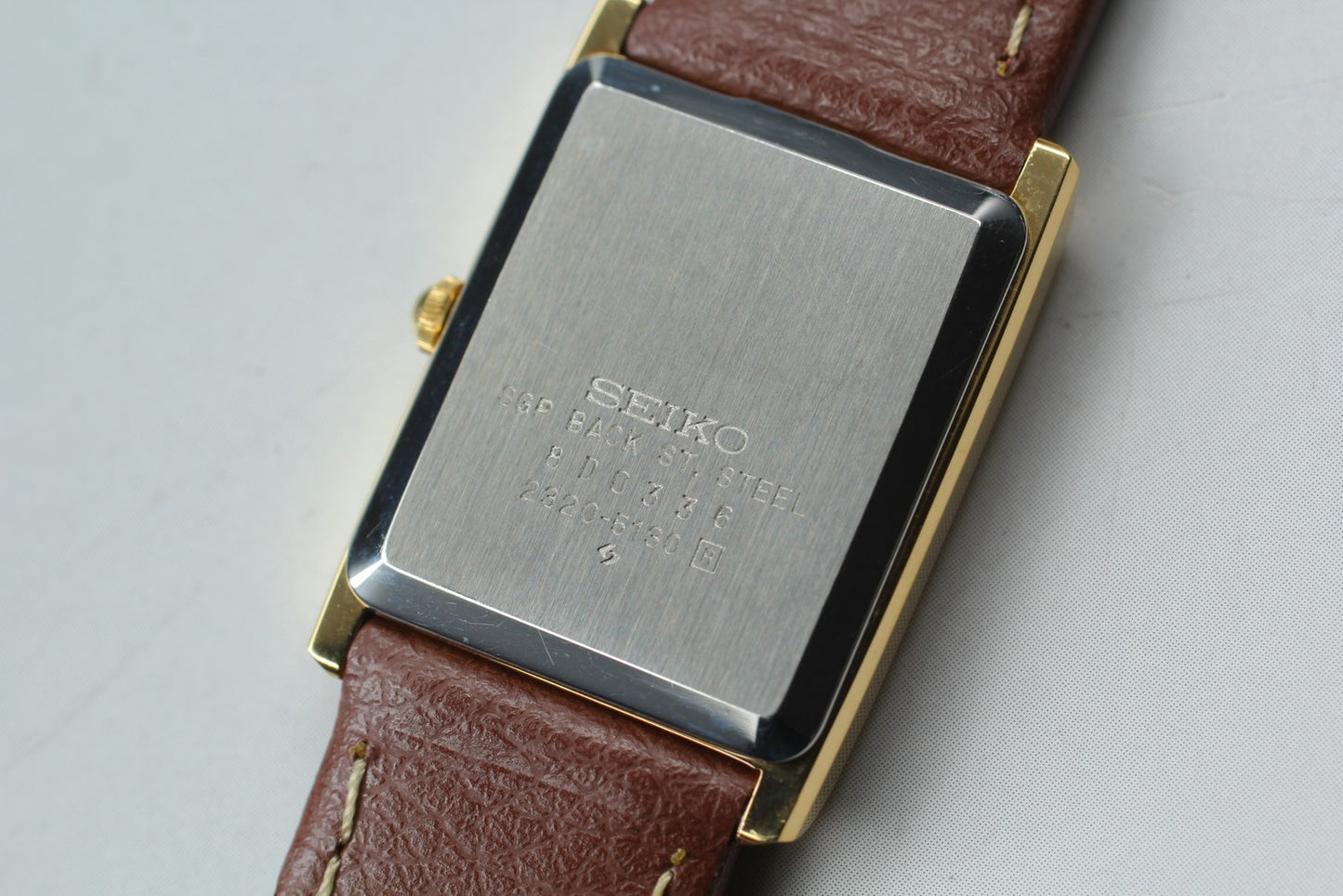 Vtg 1978 [Exc+4 w/ Tag] SEIKO Belfina 2320-5130 Gold Tank Quartz Ladies Watch