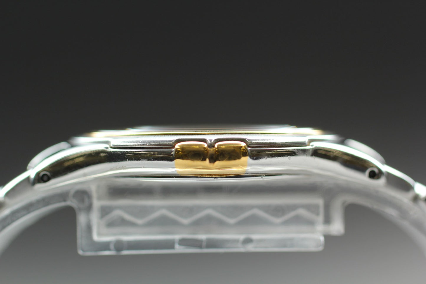 Working [Exc+5] SEIKO Dolce 8J41-6140 Gold Two-Tone Qz 33mm Watch (Crown issue)