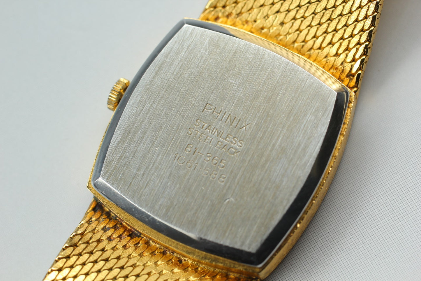 Rare [Exc+5] Vintage Phinix 81-365 Gold Tone 28mm Manual Swiss Unisex Watch