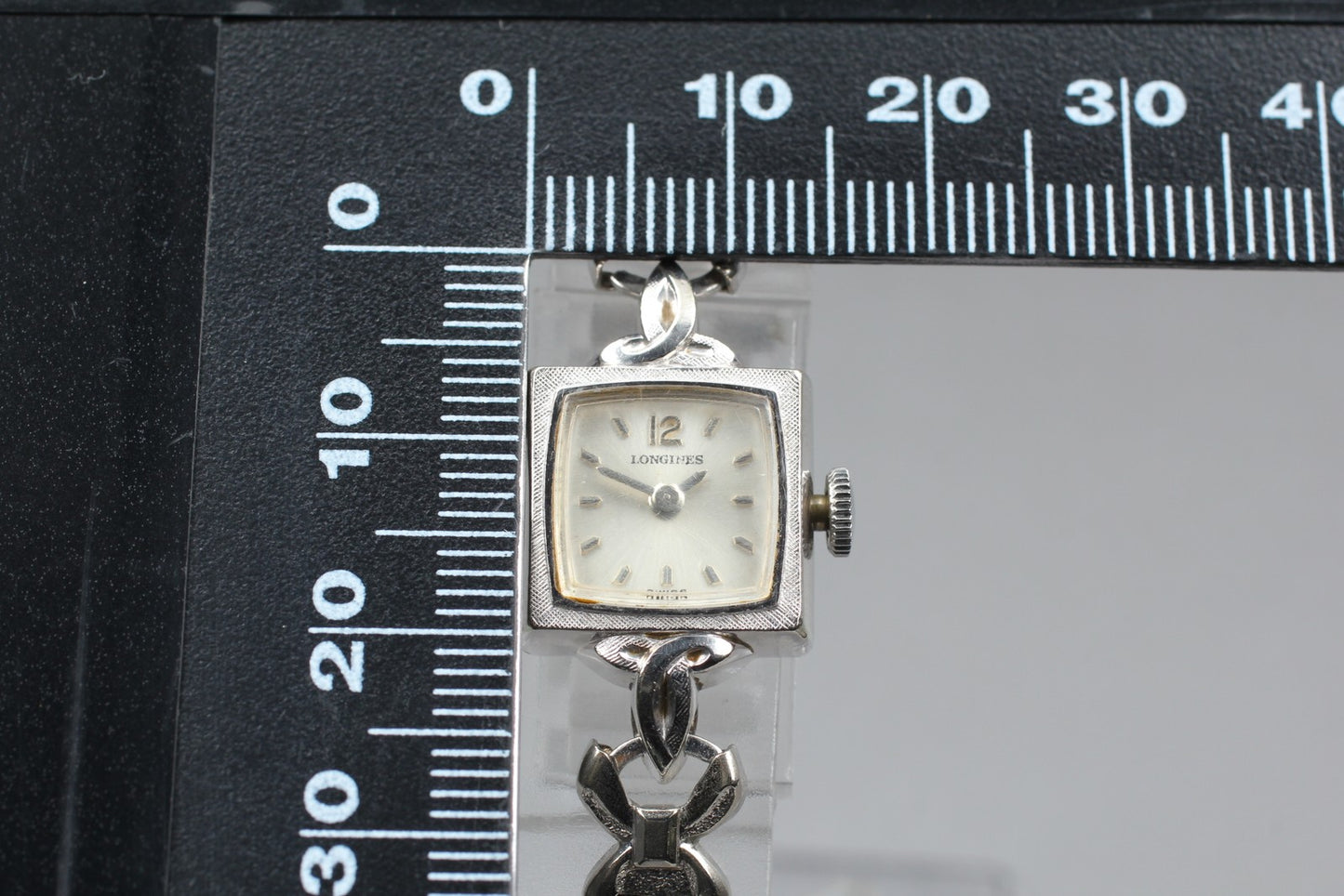 Vtg 1967 [Exc+5] LONGINES Cal.410 10KGF Square 17J Manual Ladies Watch JAPAN