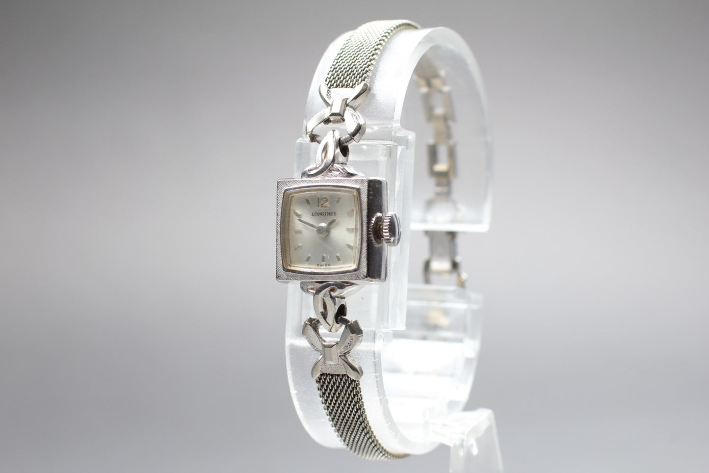 Vtg 1967 [Exc+5] LONGINES Cal.410 10KGF Square 17J Manual Ladies Watch JAPAN