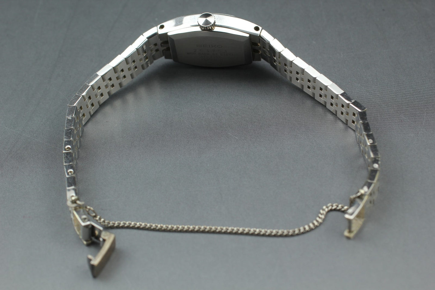 Vintage 1972 [Exc+5] SEIKO 17-7100 Manual Wind Oval Ladies Bracelet Watch JAPAN