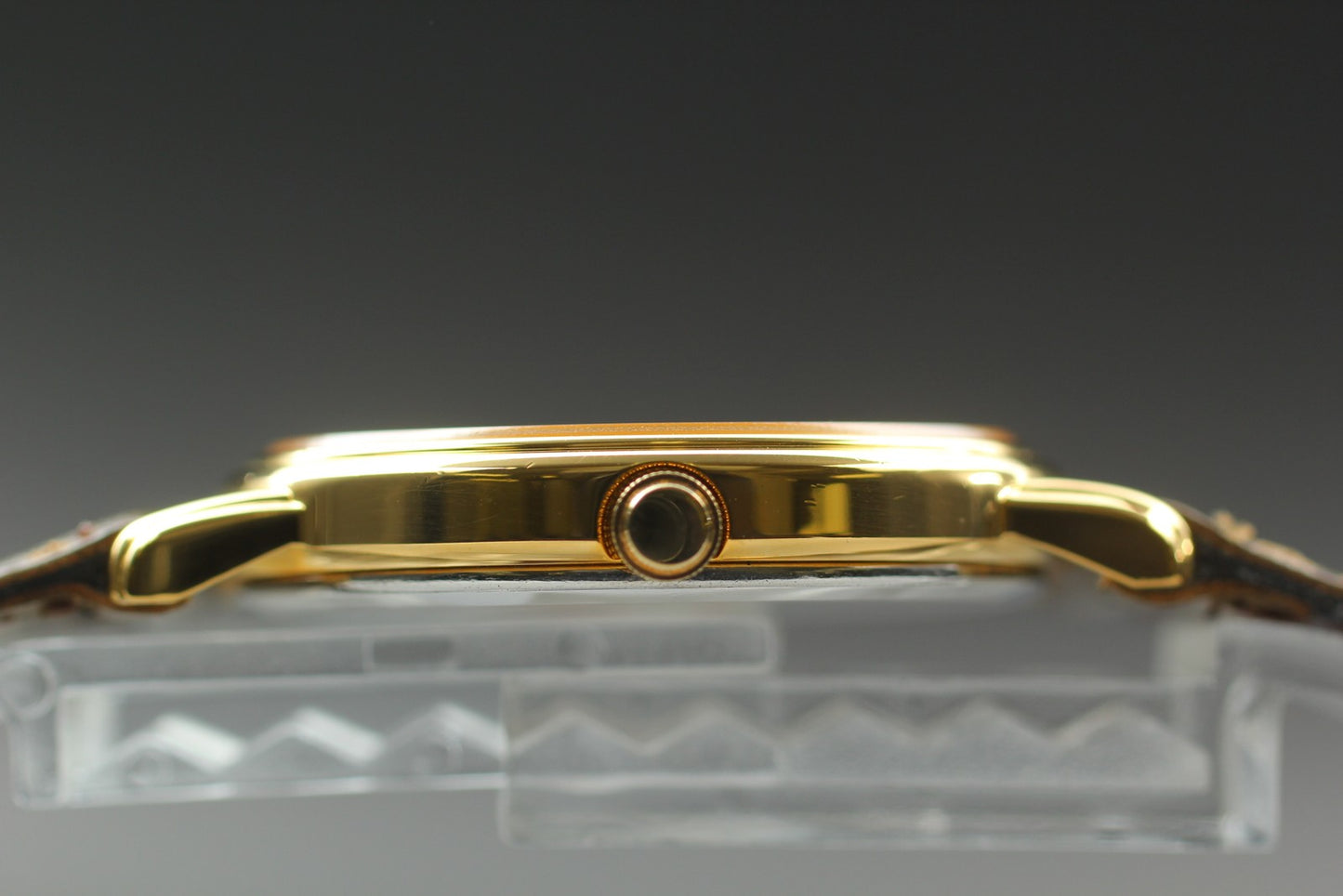 Working NOS Orient You C75524-50 Sentimental Graffiti Gold Quartz Watch JAPAN