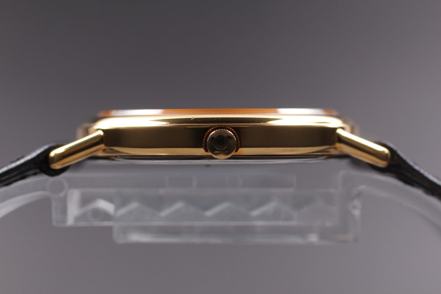 Working NOS Orient C255C3-60 Sentimental Graffiti You Black Quartz Men's Watch