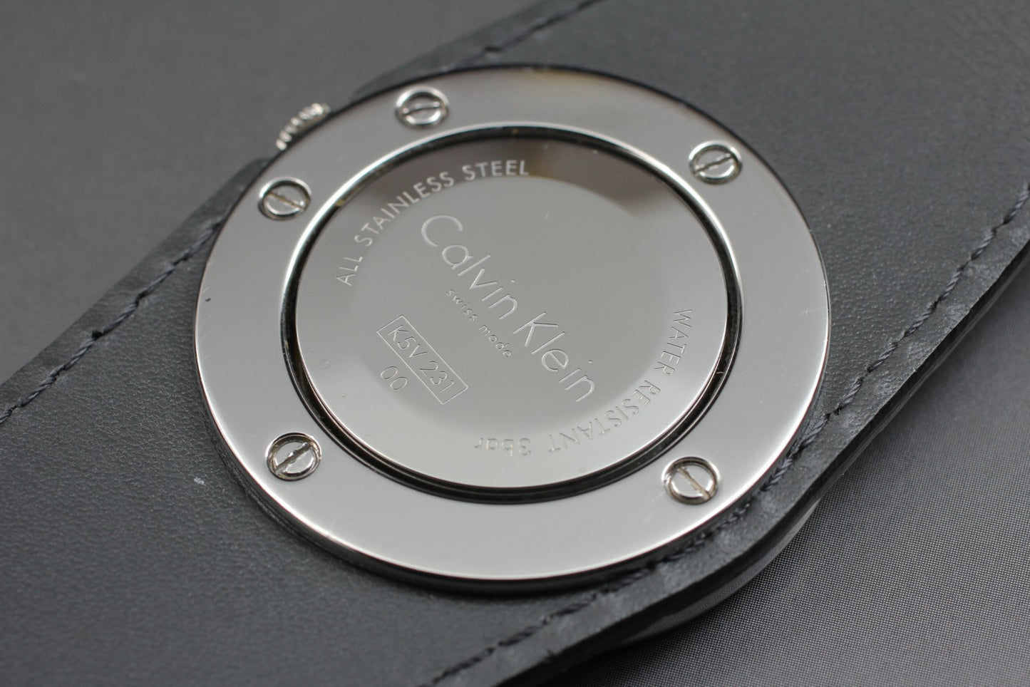 Working w/ New Battery* Calvin Klein K5V 231 Quartz 39mm Men's Watch From JAPAN