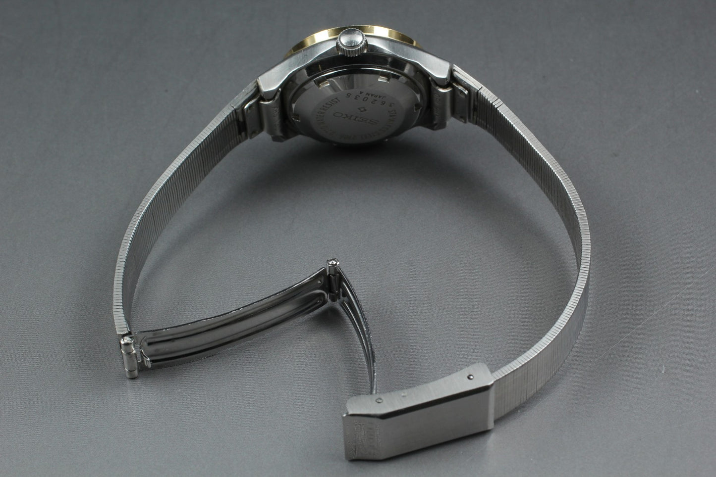 Vtg 1973 [Working] SEIKO Joyful 2206-0440 Ladies Automatic 21J Blue Watch JAPAN