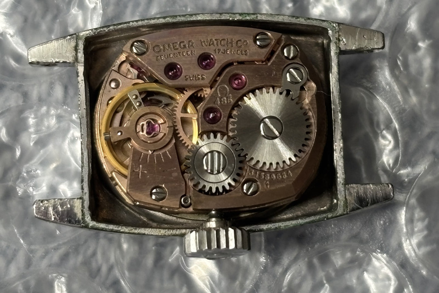 Vintage 1970 [Near MINT] OMEGA Geneve 511.362 Cal.485 Silver Manual Ladies Watch