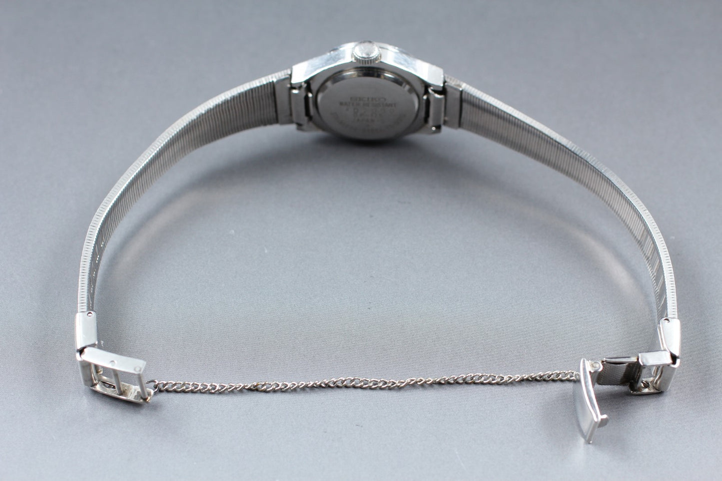 Vintage 1974 [Near MINT] SEIKO Bracelet 11-0910 Silver Manual Ladies Watch JAPAN