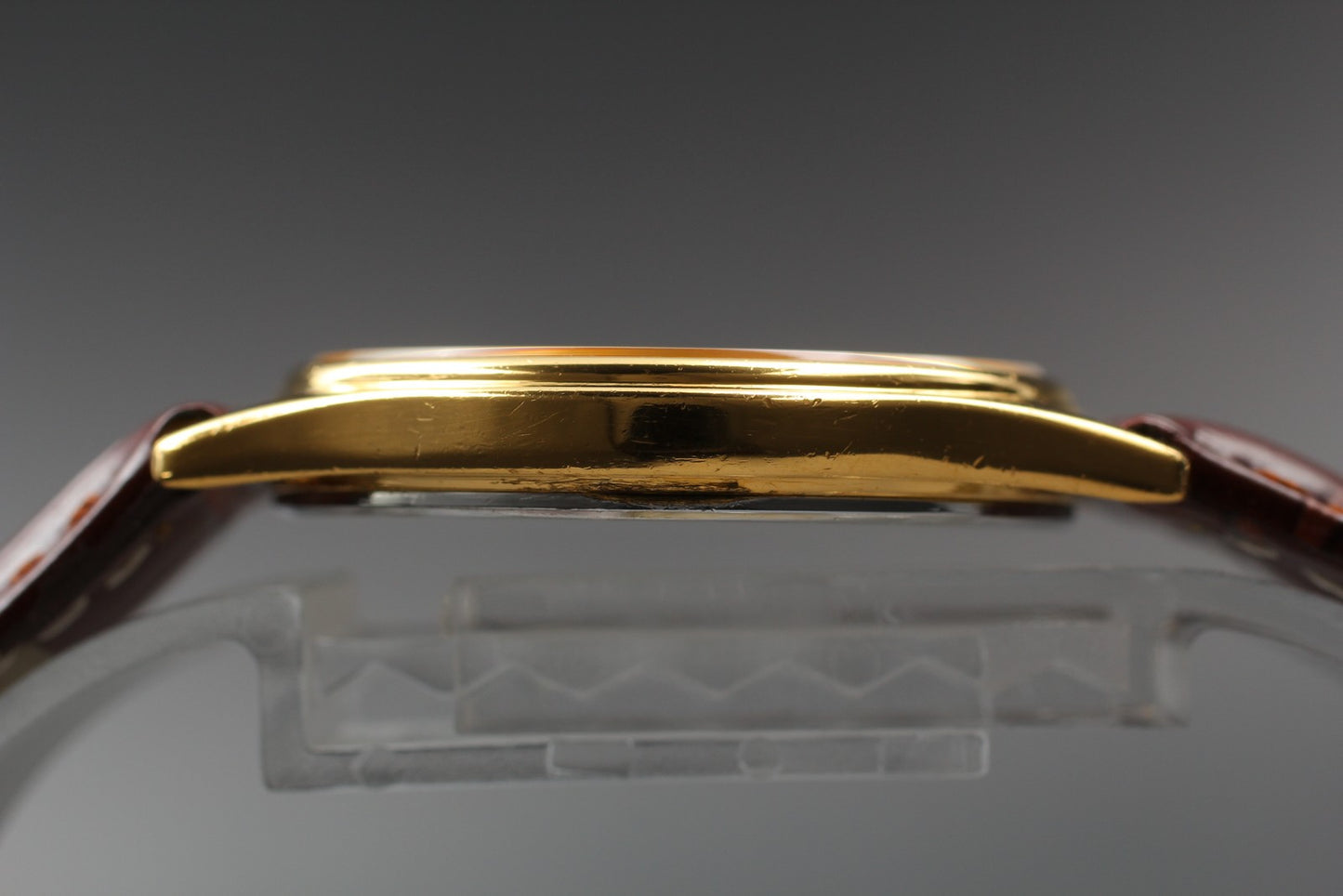 1995 [Near MINT] SEIKO Galaxy V701-7020 Gold Quartz 32mm Men's Watch From JAPAN