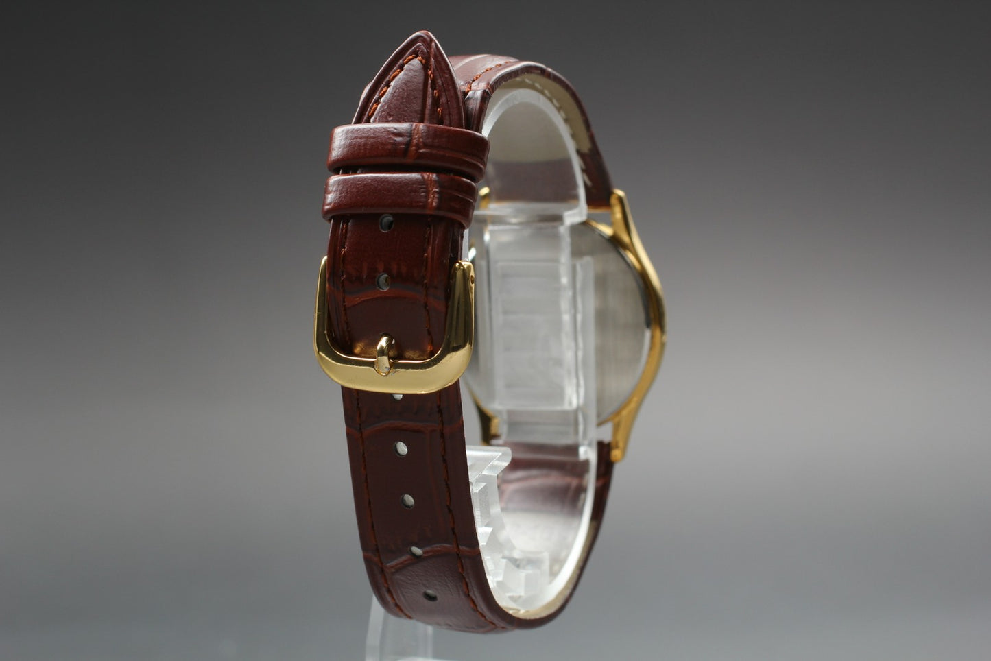 1995 [Near MINT] SEIKO Galaxy V701-7020 Gold Quartz 32mm Men's Watch From JAPAN