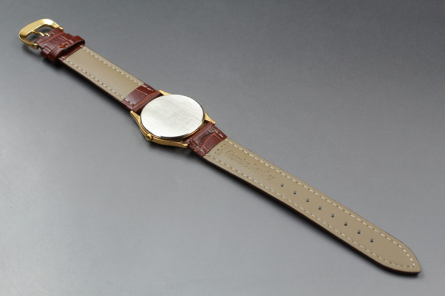 1995 [Near MINT] SEIKO Galaxy V701-7020 Gold Quartz 32mm Men's Watch From JAPAN