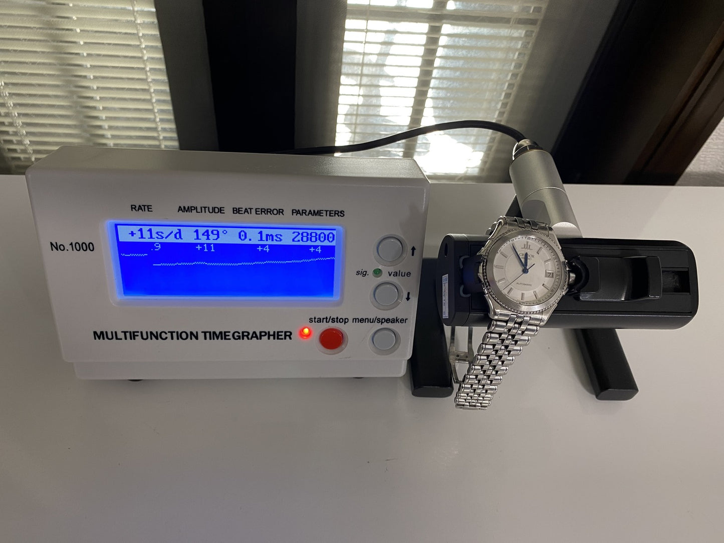 Exc+5 Seiko Credor Pacifique 8L75-0A40 Auto 40mm Silver Date Men's Watch Japan