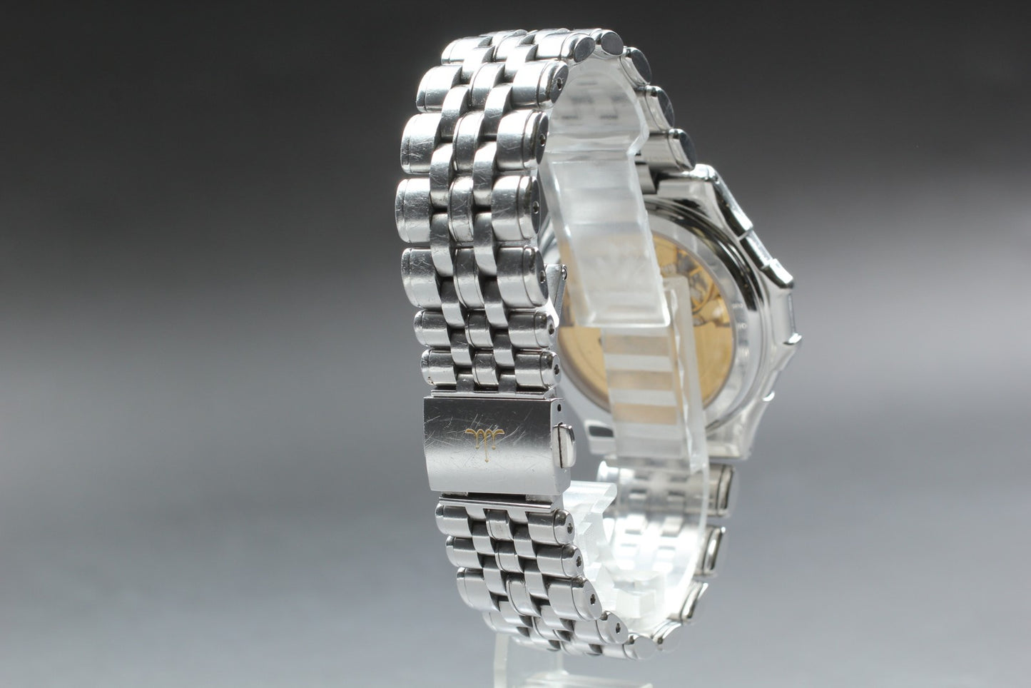 Exc+5 Seiko Credor Pacifique 8L75-0A40 Auto 40mm Silver Date Men's Watch Japan