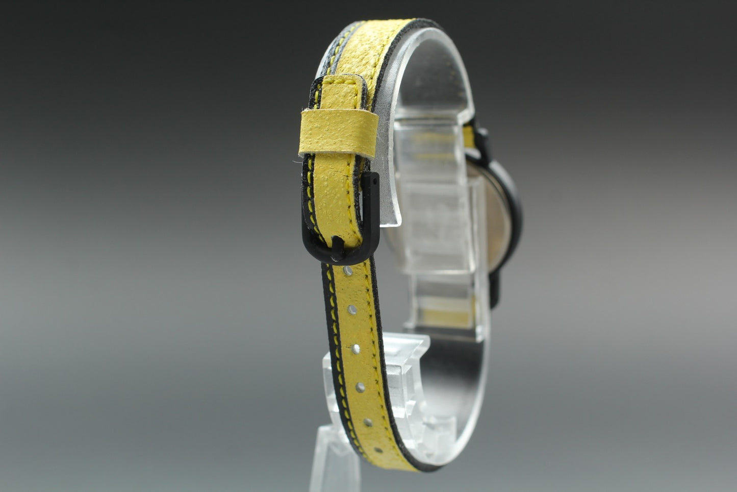 Rare 1996 [Nos w/ Tag] Seiko Alba V233-0320 Yellow Black Qz Ladies Watch JAPAN
