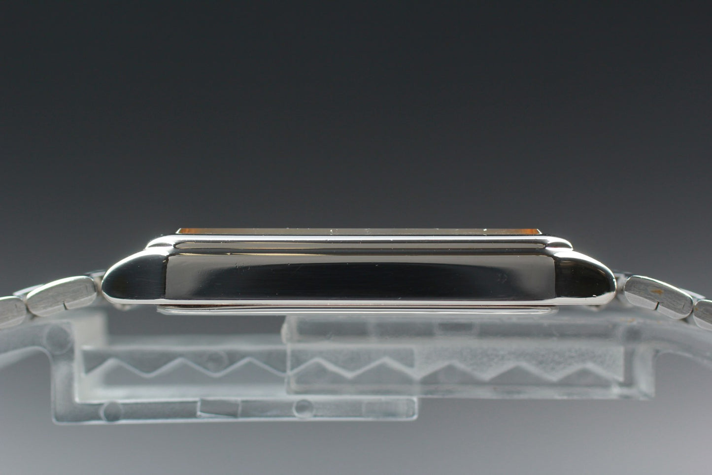 Vintage 1992 [N MINT] SEIKO Galaxy V701-5G30 Silver Tank Quartz 27mm Men's Watch