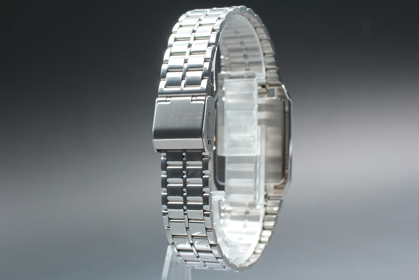 Vintage 1992 [N MINT] SEIKO Galaxy V701-5G30 Silver Tank Quartz 27mm Men's Watch