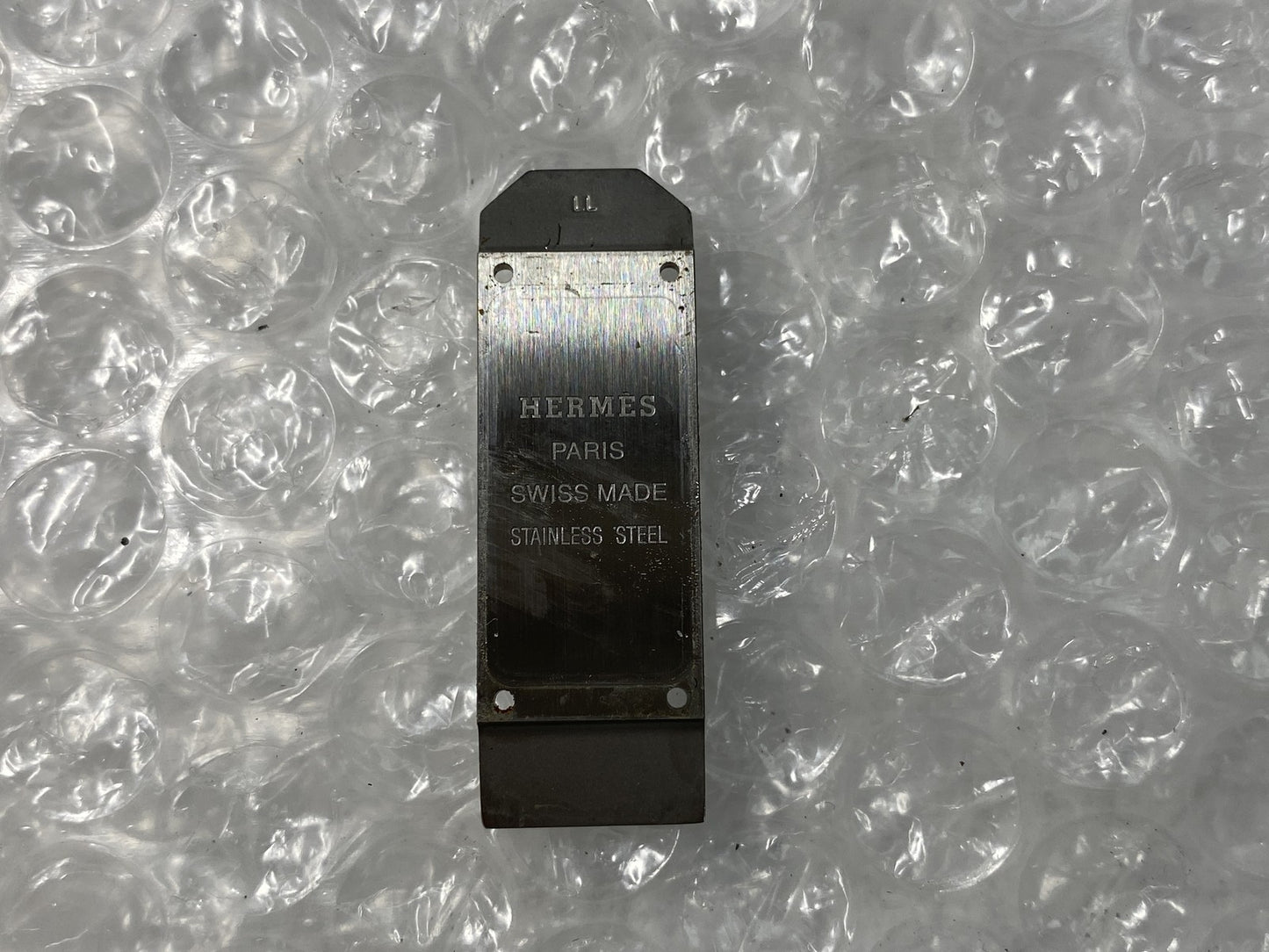 Exc+5 / Box HERMES Kelly 2 KT1.210 Double Tour White Quartz Ladies Watch JAPAN