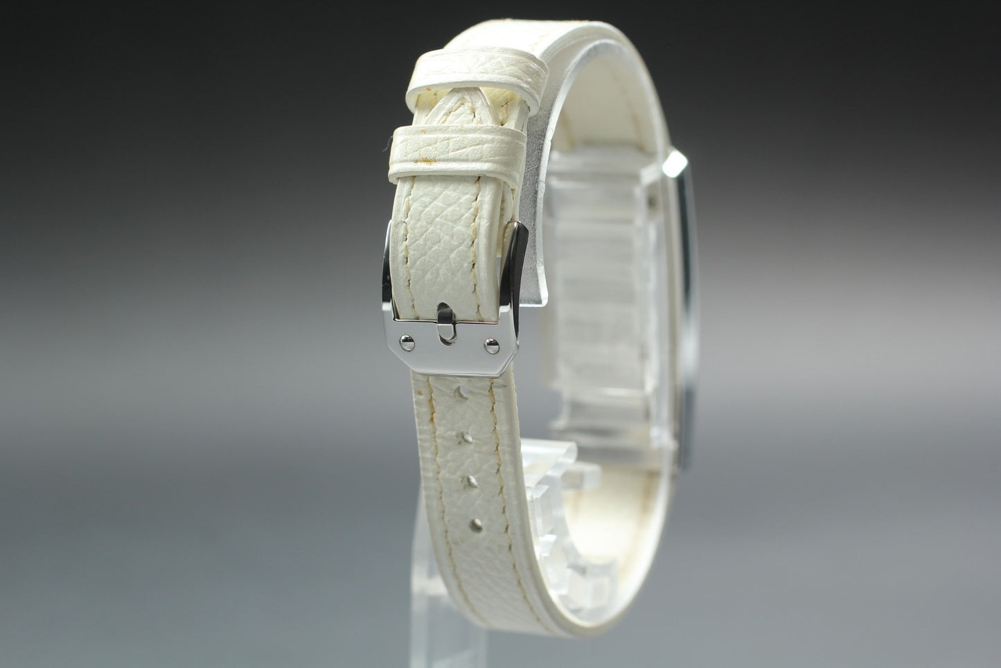 Exc+5 / Box HERMES Kelly 2 KT1.210 Double Tour White Quartz Ladies Watch JAPAN