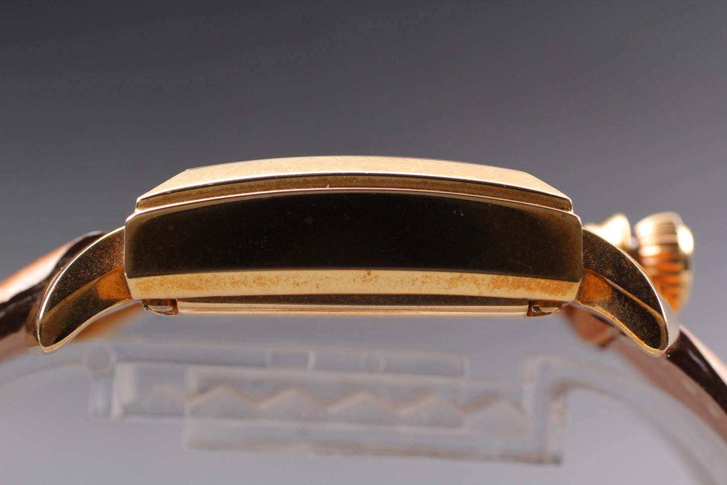 Exc+5 / New Battery* Gaga Milano Napoleon MOP Brown Qz 36mm Unisex Watch JAPAN