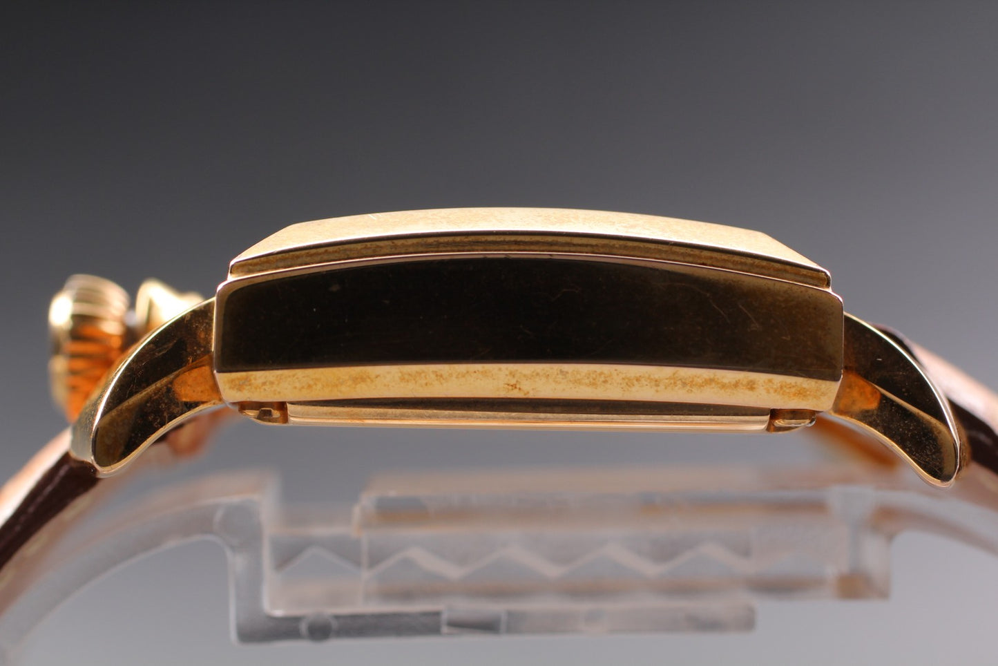 Exc+5 / New Battery* Gaga Milano Napoleon MOP Brown Qz 36mm Unisex Watch JAPAN