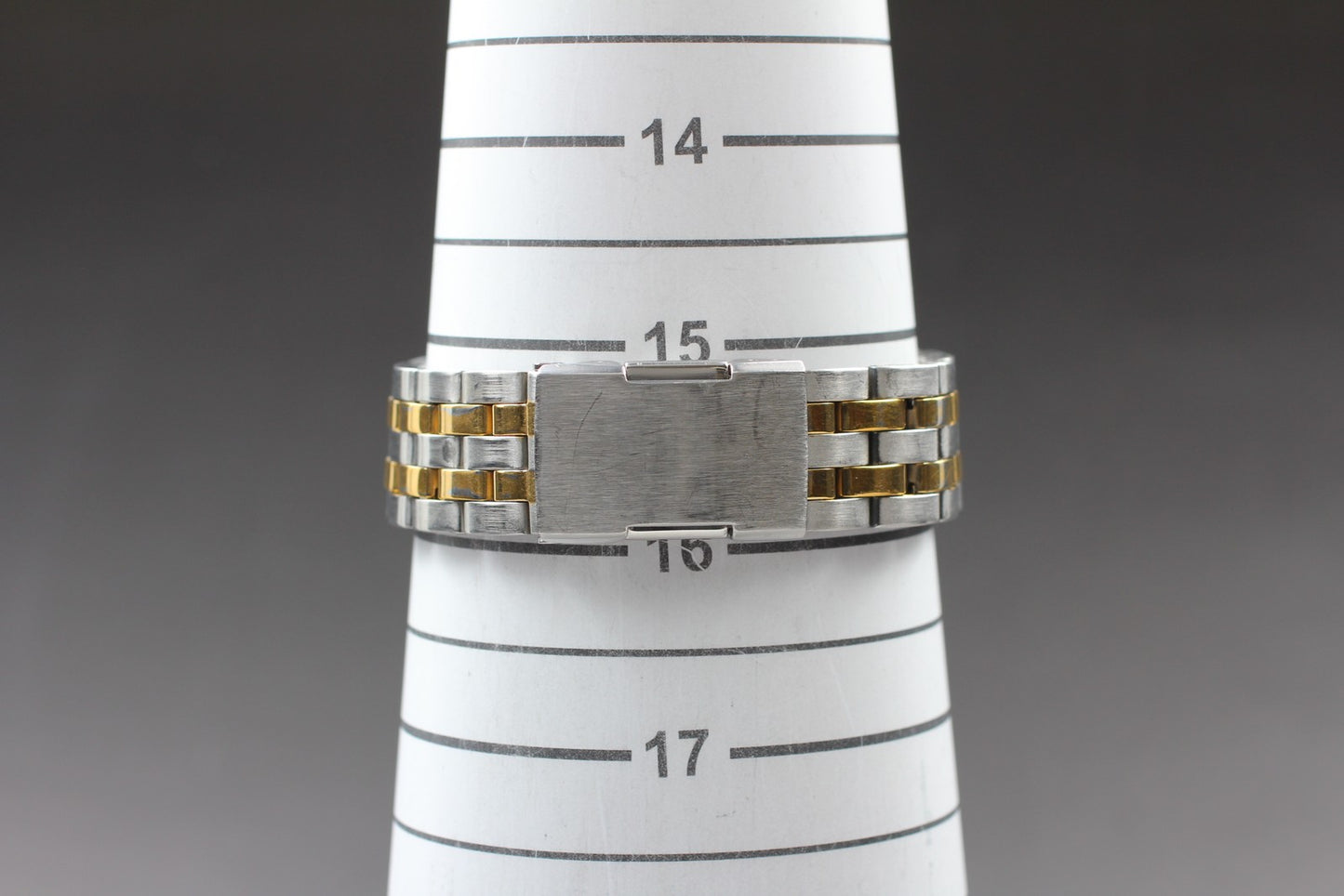 Near Mint Aureole sw-320m Gold Silver Two-Tone 50m 32mm Quartz Watch From Japan