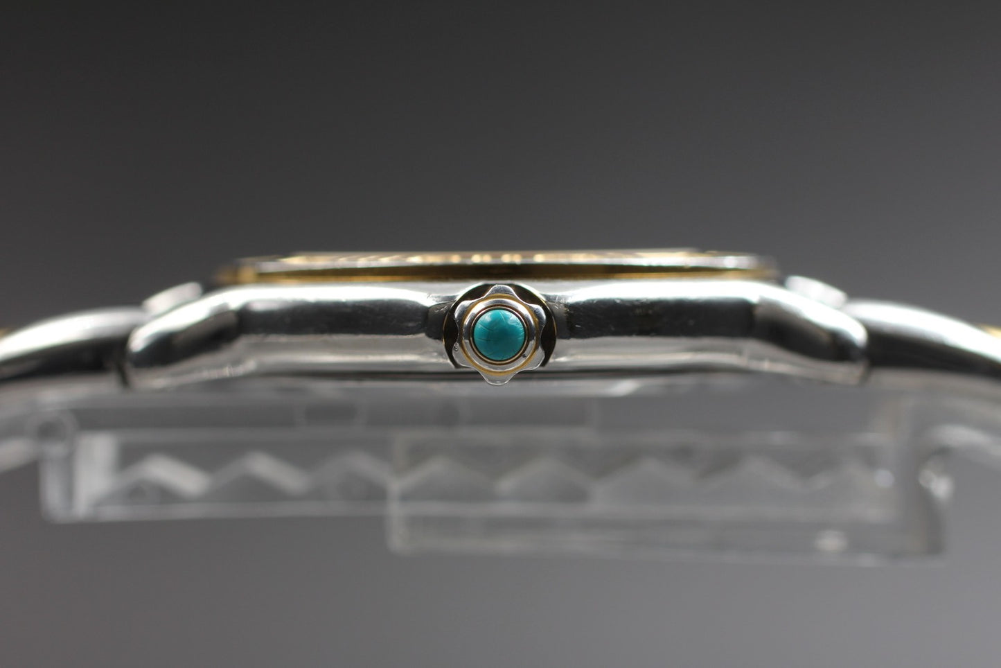 Vtg 1992 [N MINT] Seiko Presage 7N01-6190 Black Dial Two-Tone 32mm Quartz Watch