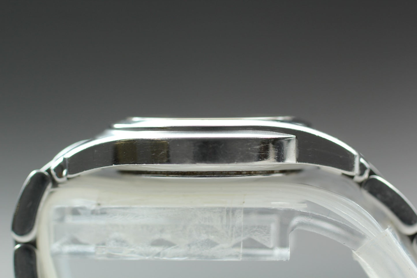 Exc+5 w/ Box* GUCCI 5500L Black Dial Quartz 27mm Ladies Watch JAPAN New Battery