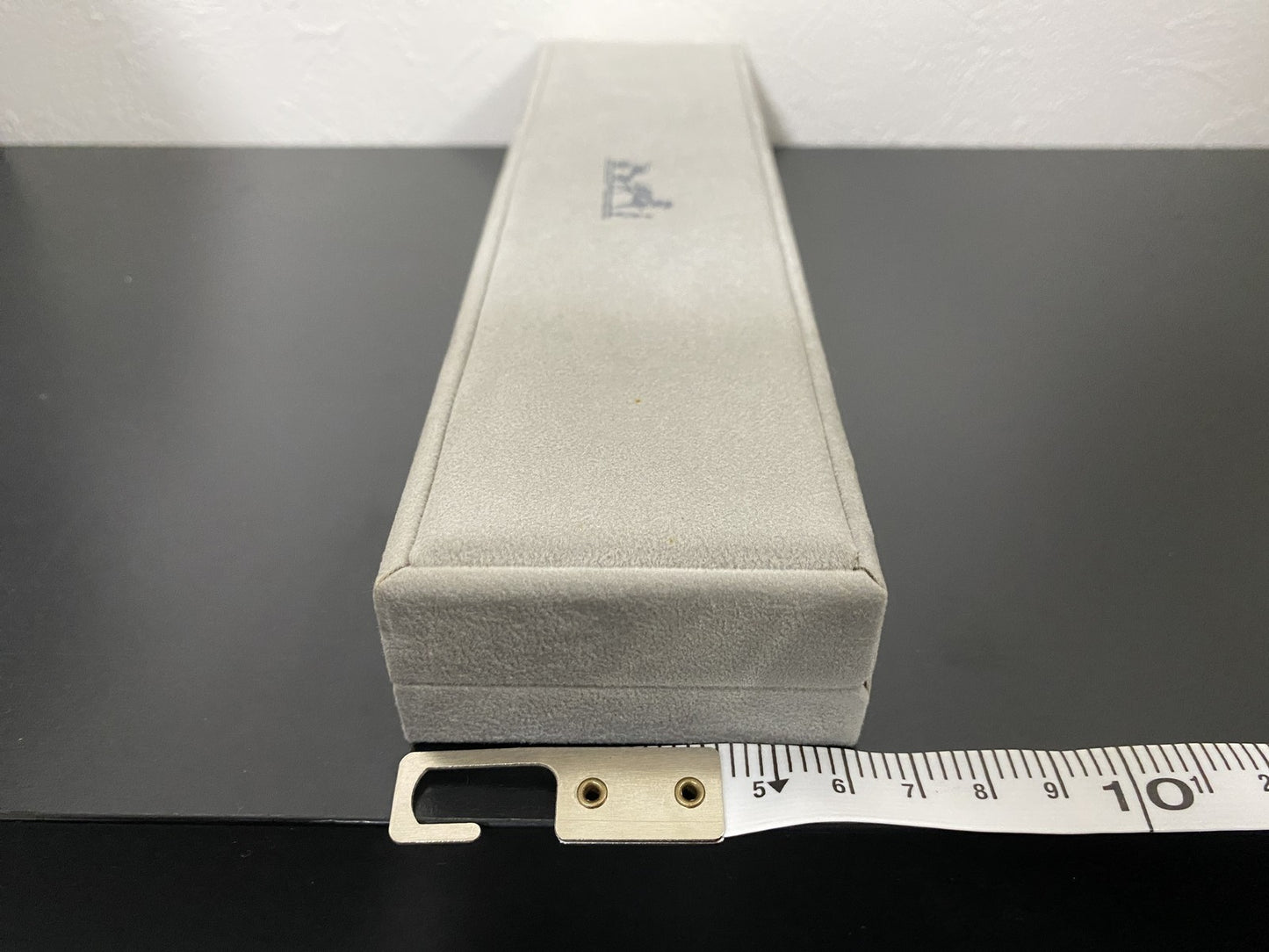 Exc+5 Hermes Genuine Watch Box Case Outer Inner Color Gray From JAPAN