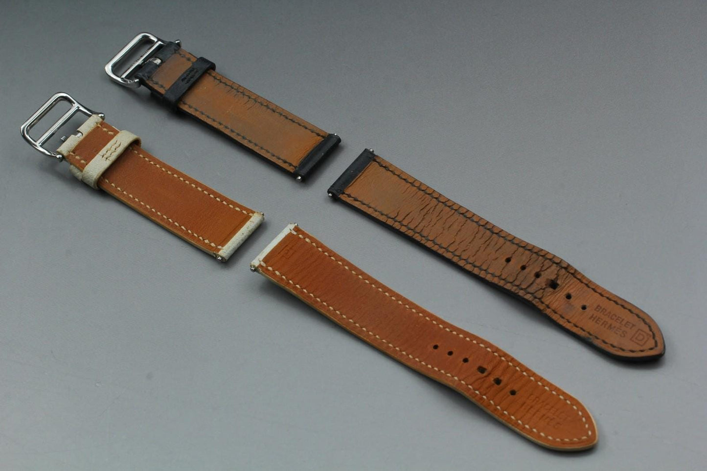 Exc+5 w/ Full Set* HERMES Belt Watch BE1.210 Quartz Ladies Watch w/ Box JAPAN