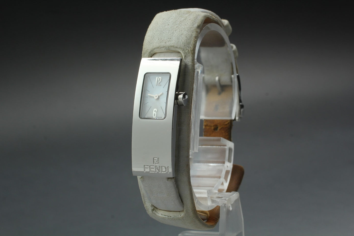 Exc+5 / New Batt  Fendi 3300L Shell Mop Dial 13mm Quartz Ladies Watch JAPAN