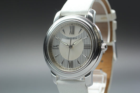 N MINT w/ Card Tiffany&Co. Z0046.17.10A91A40A 37mm Quartz Ladies Watch JAPAN