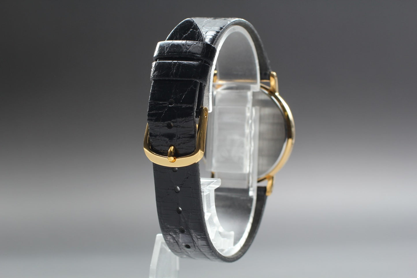 Near MINT Vintage SEIKO Rotary 100 Years 7N01-6890 Gold Quartz 32mm Men's Watch