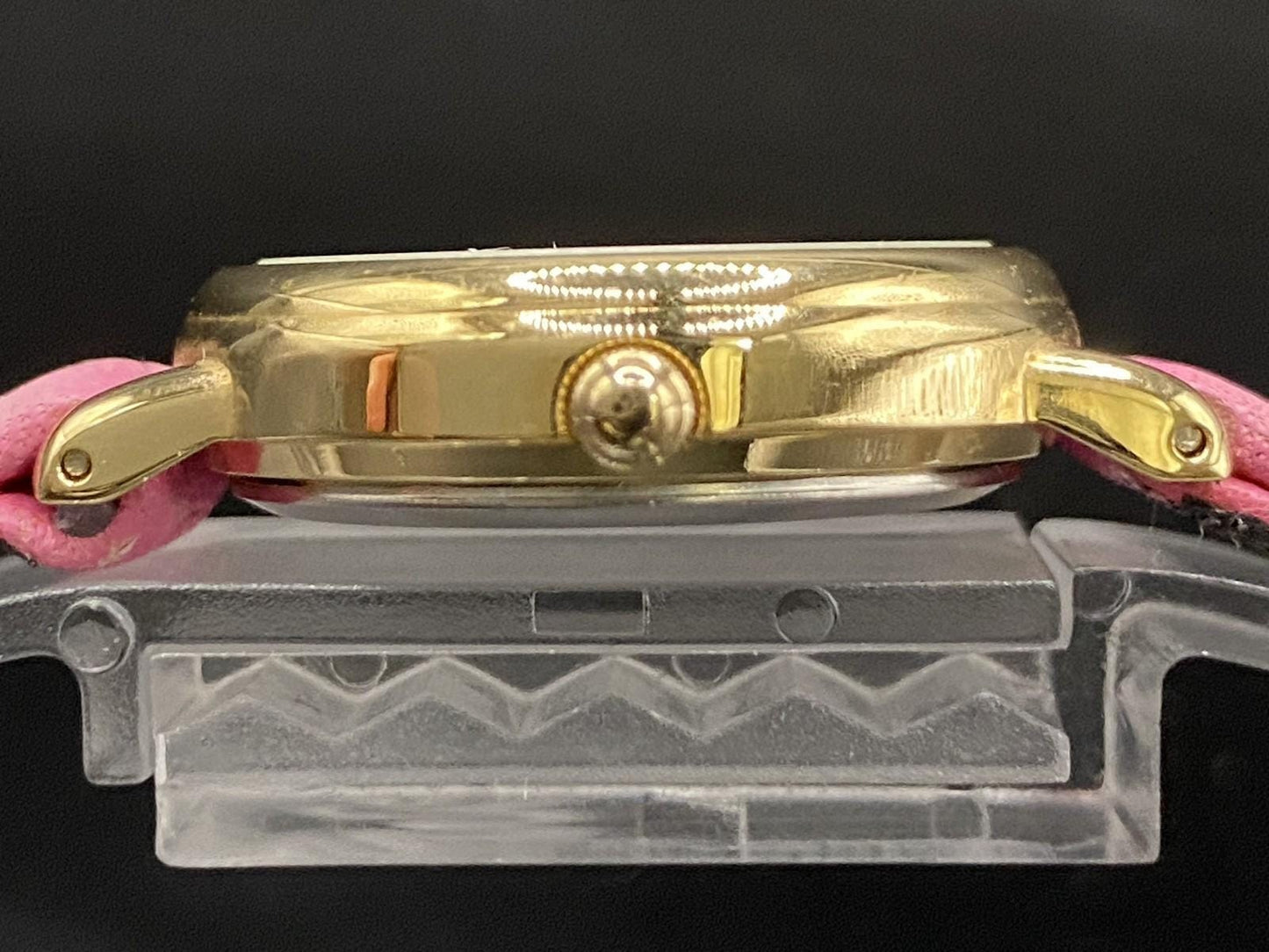 NOS w/ Tag* SEIKO Alba V515-6420 Star Dial Pink Quartz Ladies Watch From JAPAN