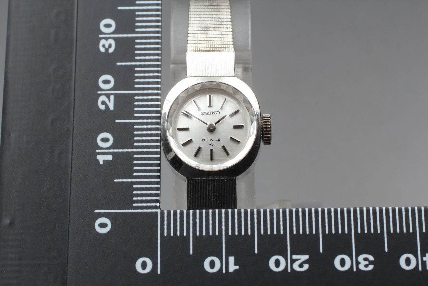 Vtg 1972 [Near MINT] SEIKO 11-0340 Silver Bracelet 21J Manual Ladies Watch JAPAN