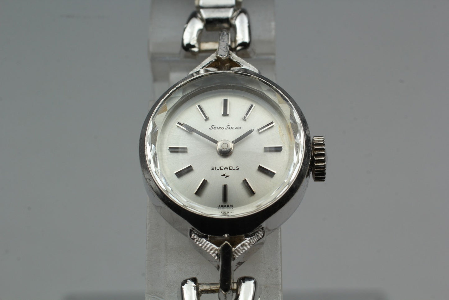1970 [N MINT] Seiko Solar 10-0880 Bracelet 21J Manual 17mm Ladies Watch JAPAN
