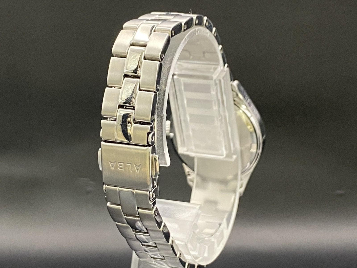 Nos w/ Tag* SEIKO Alba VJ22-KET0 White Dial Qz 28mm Ladies Watch From JAPAN
