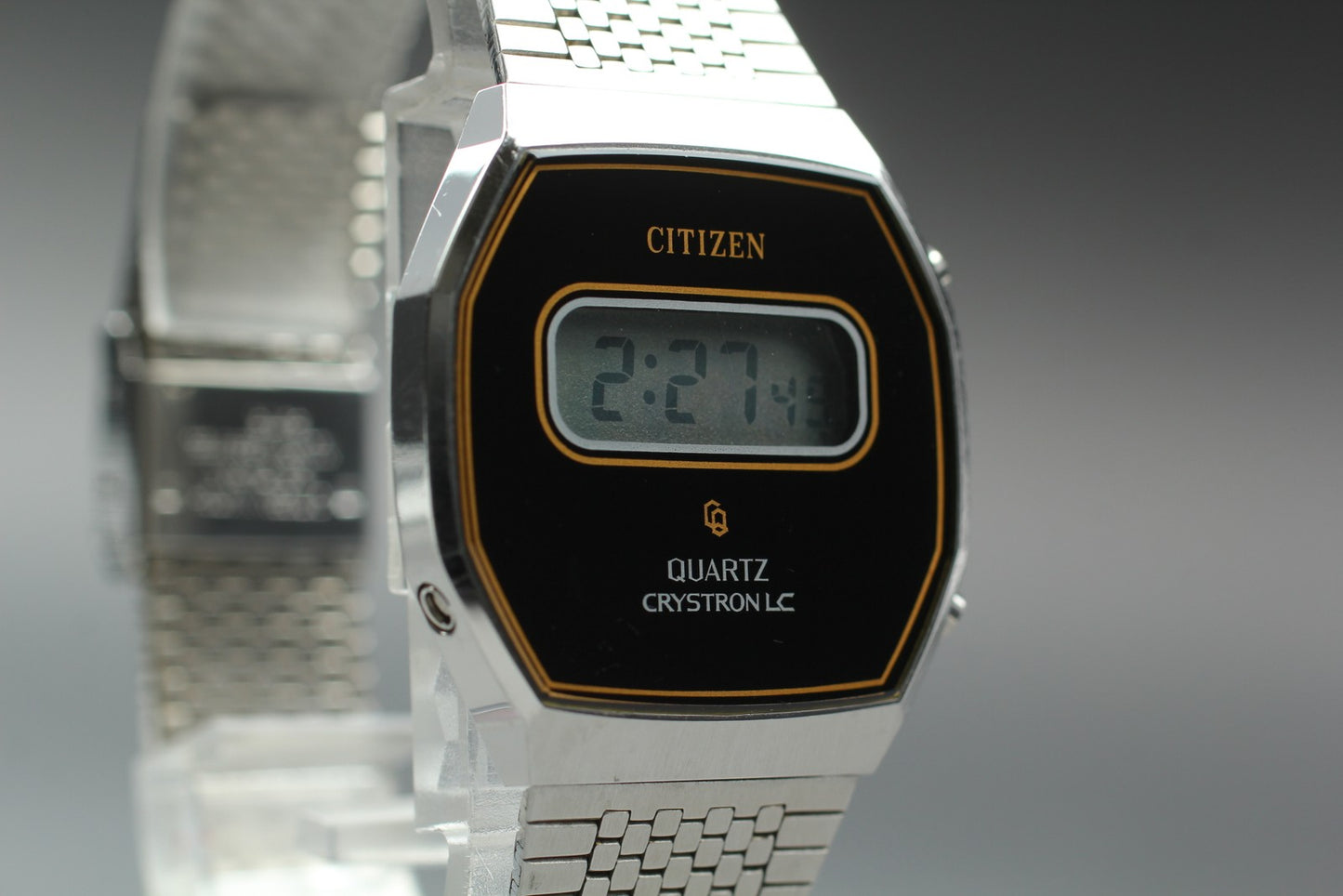 Rare [Near MINT w/ Tag] Citizen Crystron LC 50-6036 Digital Men's Watch JAPAN