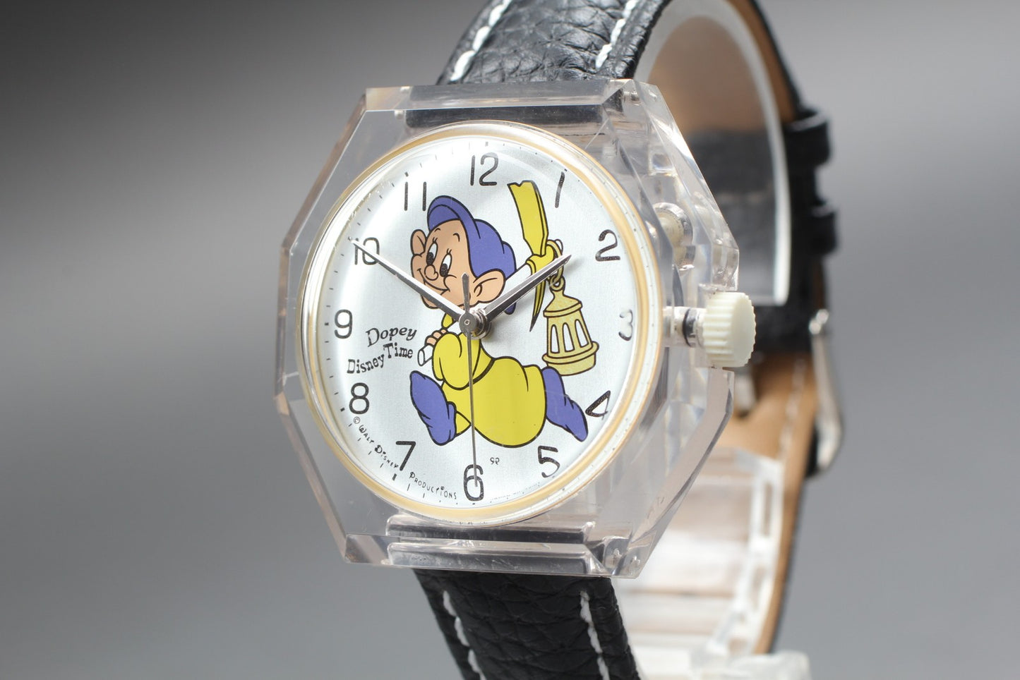 Vintage 1970s [Near MINT] SEIKO Disney Time 5000-7070 Dopey Manual Watch JAPAN