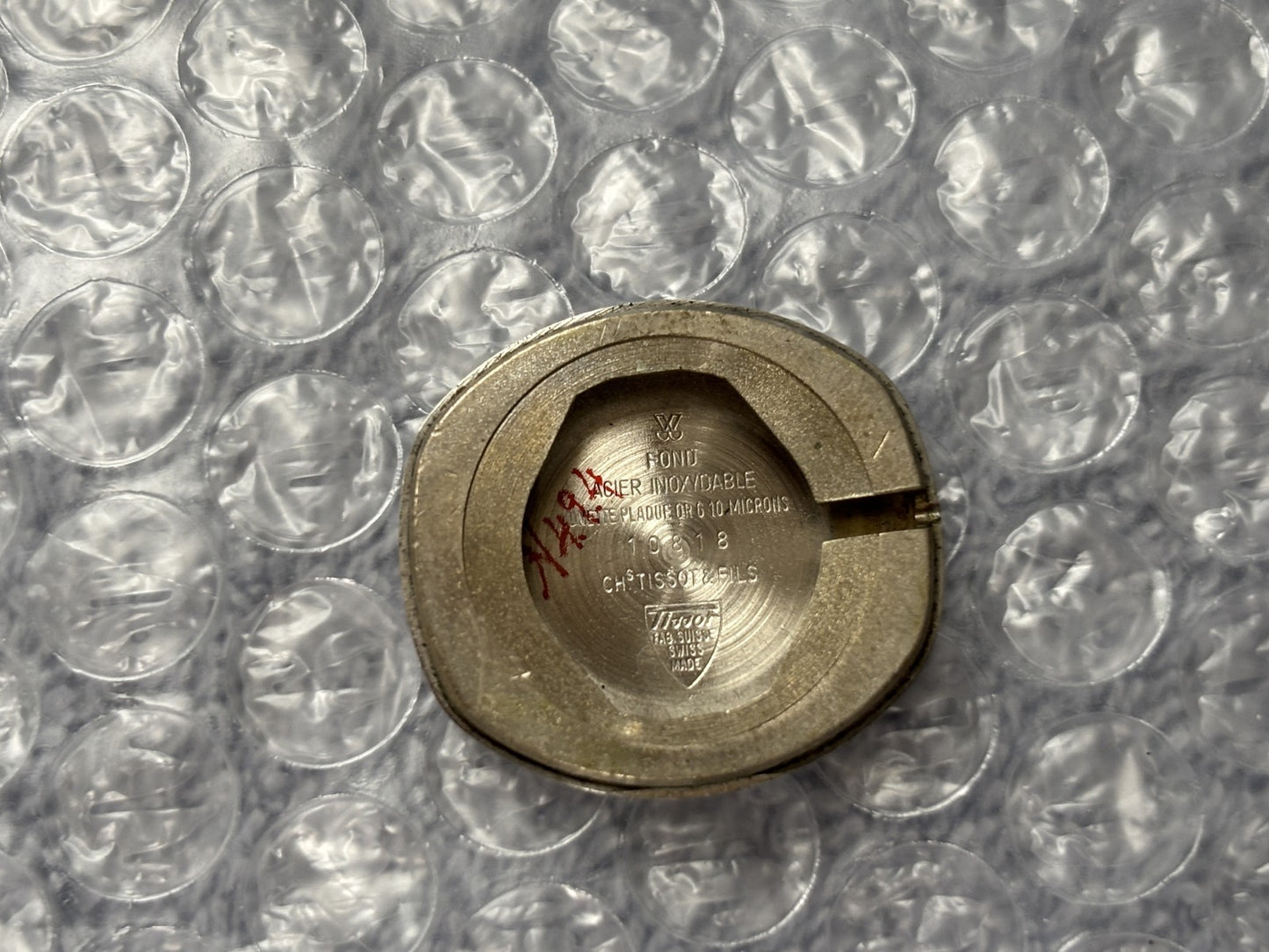 Exc+5 Vintge Che Tissot & Fils Black Roman Dial 17J Manual Wind 30mm Watch JAPAN