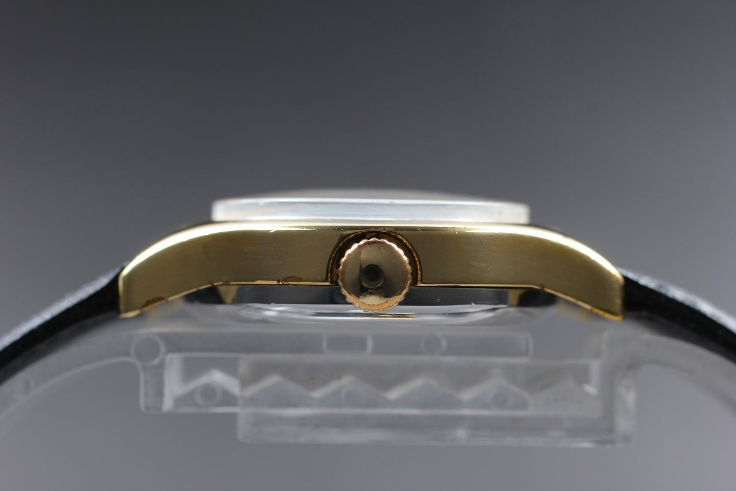 Exc+5 Vintge Che Tissot & Fils Black Roman Dial 17J Manual Wind 30mm Watch JAPAN