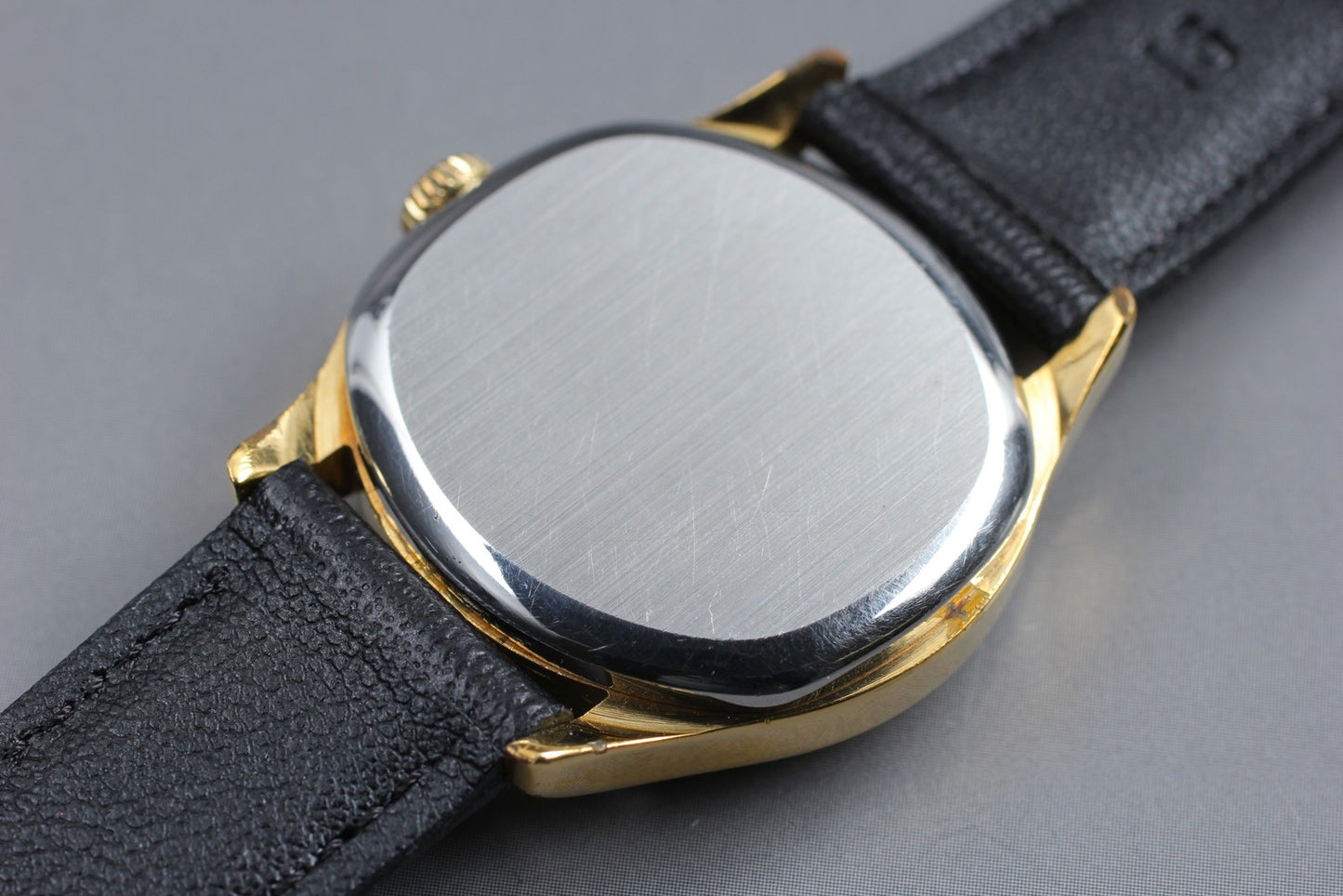 Exc+5 Vintge Che Tissot & Fils Black Roman Dial 17J Manual Wind 30mm Watch JAPAN