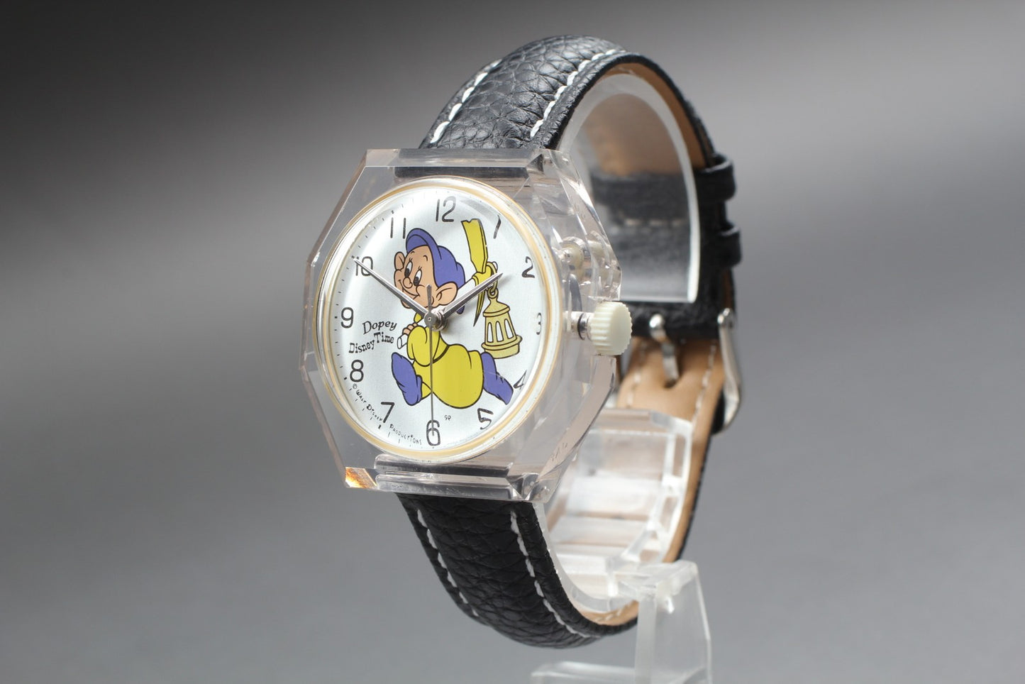 Vintage 1970s [Near MINT] SEIKO Disney Time 5000-7070 Dopey Manual Watch JAPAN