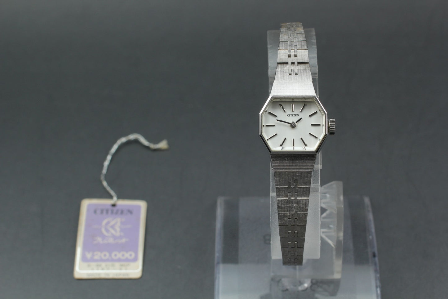 Vintage 1975 [NOS w/ Tag] Citizen 66-7170 Bracelet 21J Manual Ladies Watch JAPAN