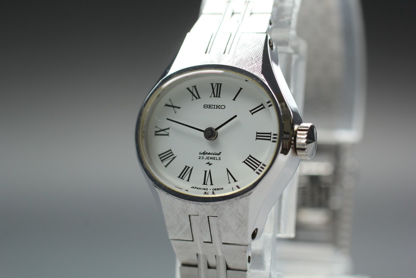 Rare NOS [MINT / Tag] Y1974 SEIKO Special 1140-7140 22mm Manual Ladies Watch