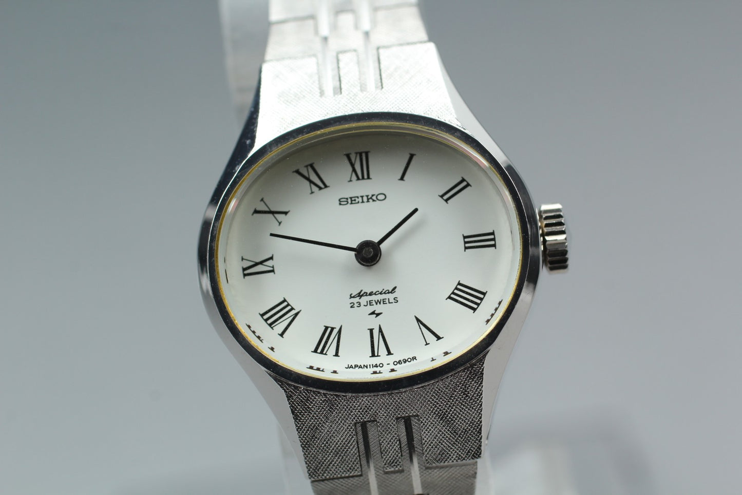 Rare NOS [MINT / Tag] Y1974 SEIKO Special 1140-7140 22mm Manual Ladies Watch