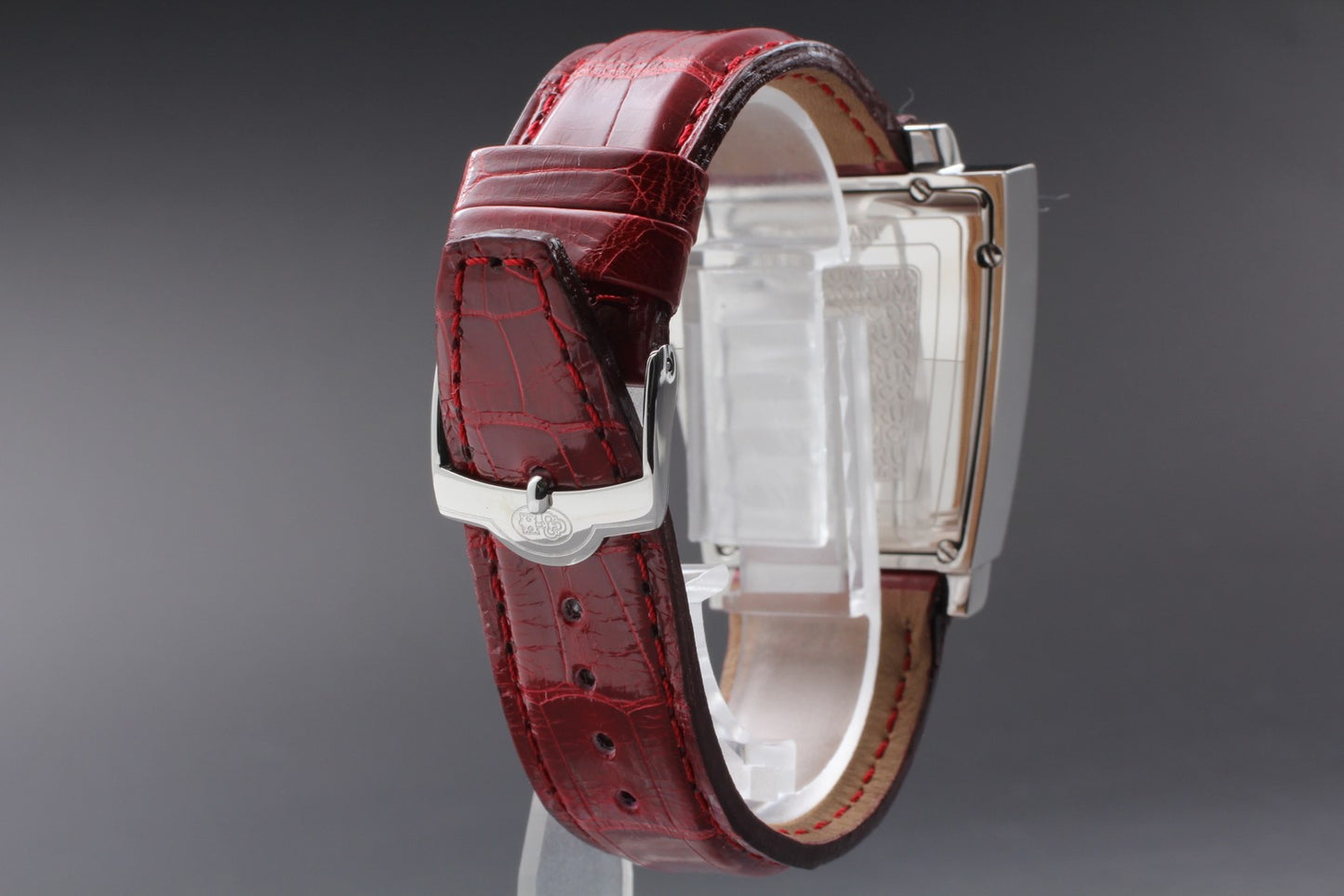 MINT Papers CORUM Trapeze 106.406.47 Pave Diamond Bezel Black Quartz Men's Watch