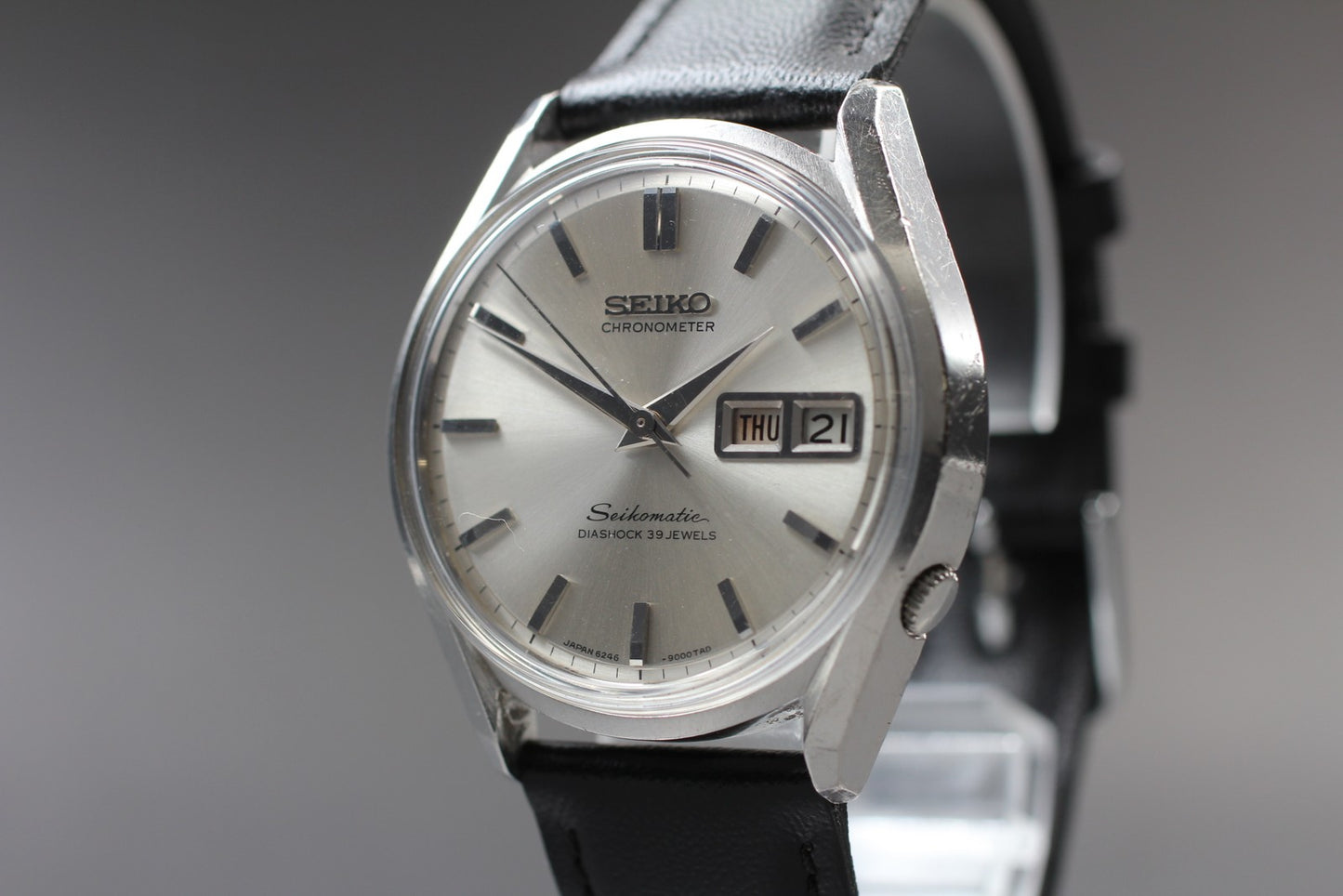 Serviced 1966 [Near MINT] SEIKO Seikomatic 6246-9000 39J Auto Men's Watch  JAPAN